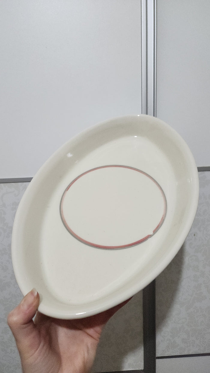 Lapid oval serving platter