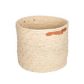 Leather Handled Carandai Basket