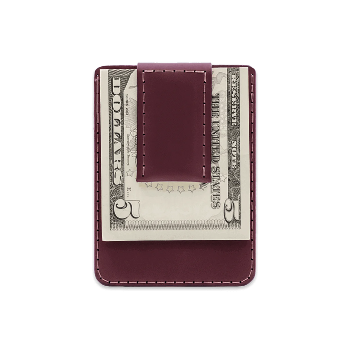 Leather Money Clip Wallet, Custom