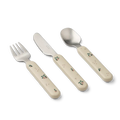 Liewood – Adriana Cutlery Set – Peach / Sea Shell