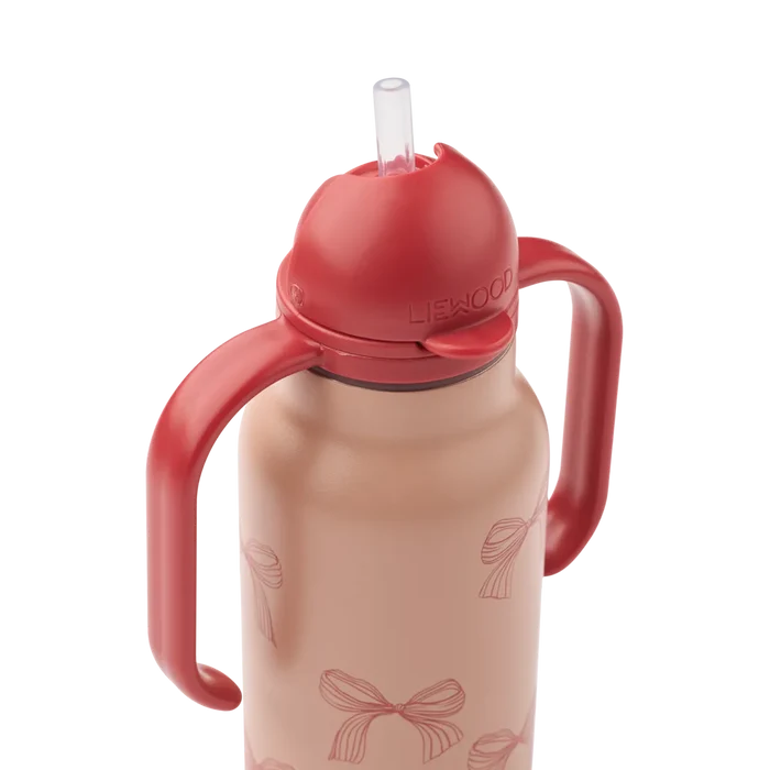 Liewood – Kimmie Water Bottle 250ml – Bows / Pale Tuscany