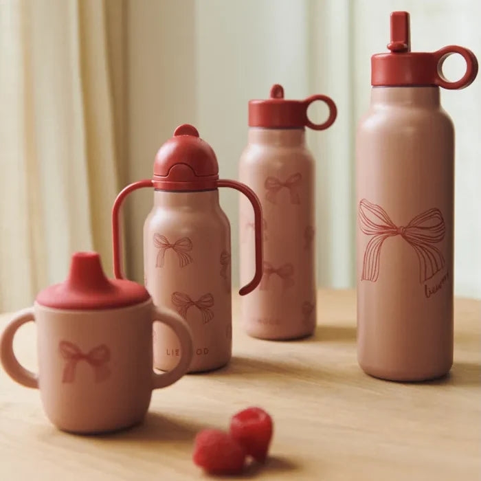 Liewood – Kimmie Water Bottle 250ml – Bows / Pale Tuscany