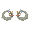 Little Dutch – Crocodile Silicone Teether – Safari Friends