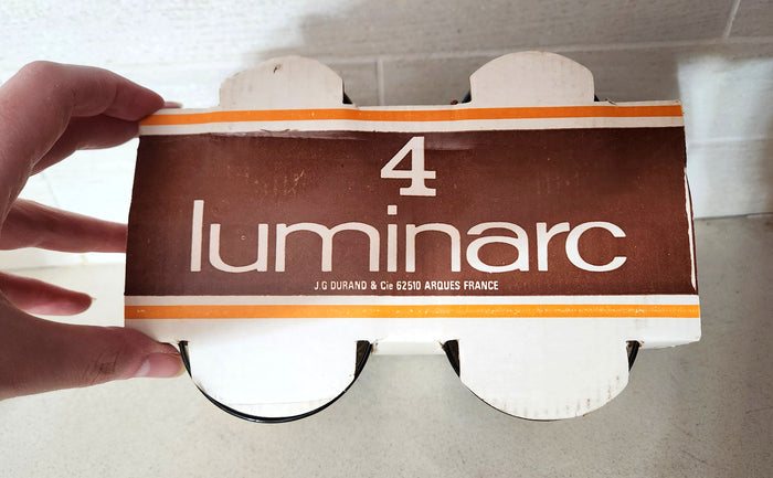 Luminarc France Smokey Grey 4 Glass Set, 330 ml