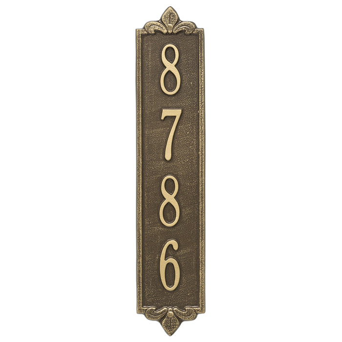 Lyon Vertical Standard Wall Plaque