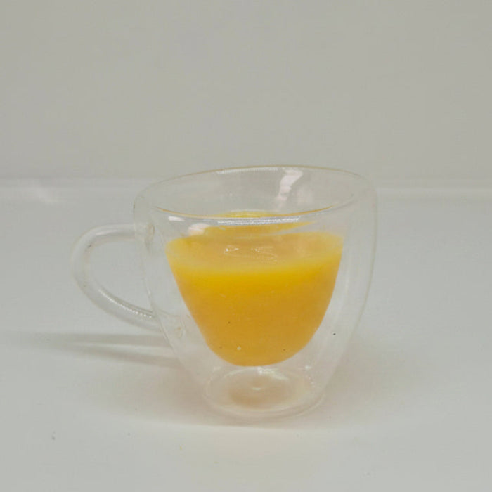 M Mimoza Park Professional Heart Double Wall Clear Espresso Glass - 180ml Single Unit