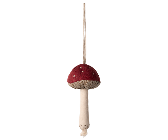 Maileg - Fabric ornament, Mushroom - Red