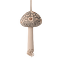Maileg - Fabric Ornament, Mushroom - Winter Flower - Green