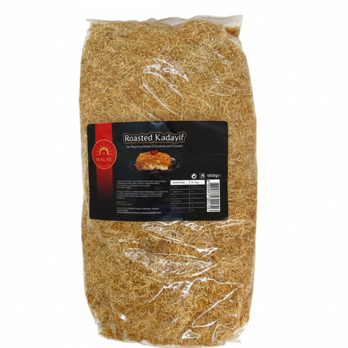 Malak Roasted Kataifi Kadayif for Preparing Dubai Chocolate and Desserts 1kg - TryAladdin