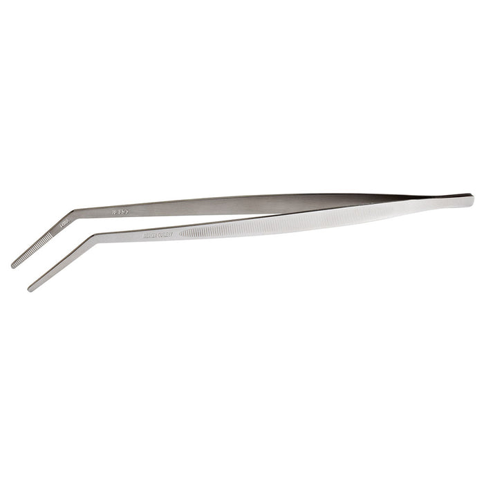Mercer M35133 - 11-3/4"L Offset Tong Tweezers - Precision Series