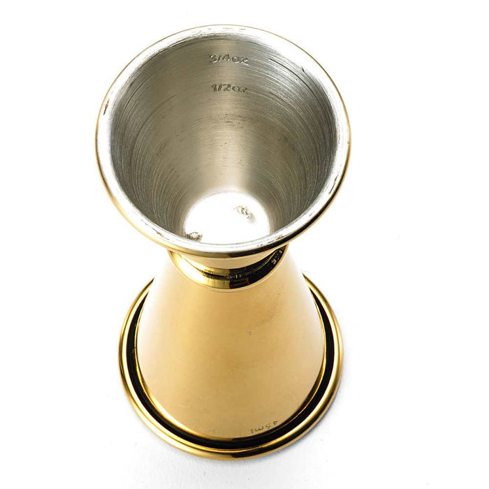 Mercer M37003 - Japanese Jigger - Stainless Steel - 1 x 1-1/2 oz. - Choose Color