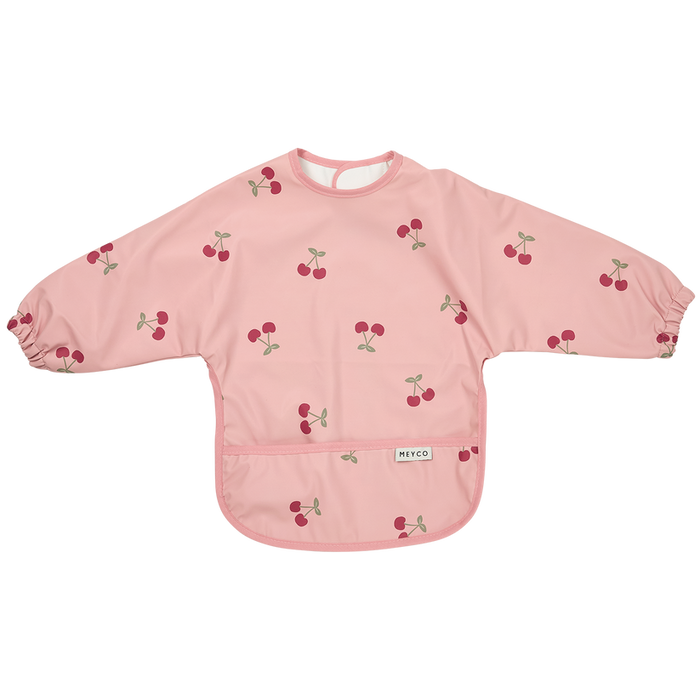 Meyco – Bib with Sleeves – Cherry Soft Rose
