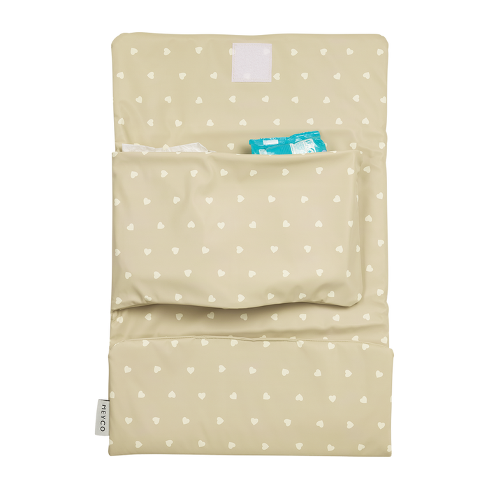 Meyco – Travel Changing Mat – Sweet Heart Sand/Soft Sand
