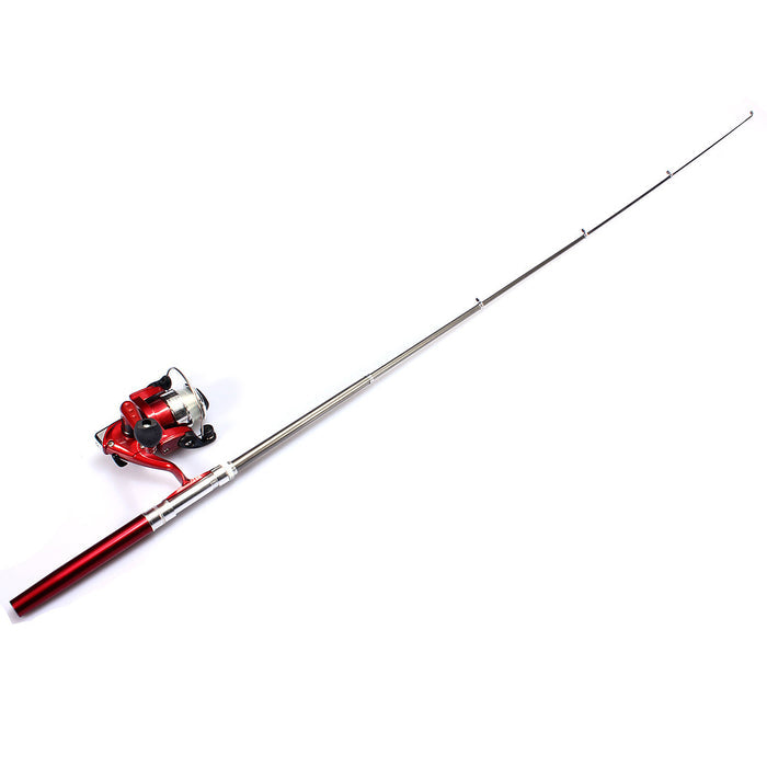 Mini Telescopic Portable Pocket Pen Fishing Rod Reel+Nylon Line set - GhillieSuitShop