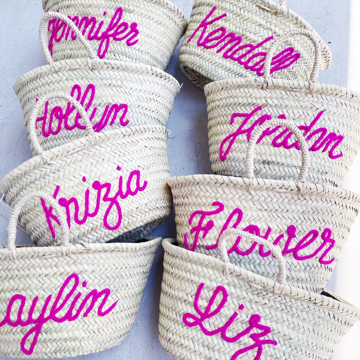 Mini Woven Name Bag, Custom
