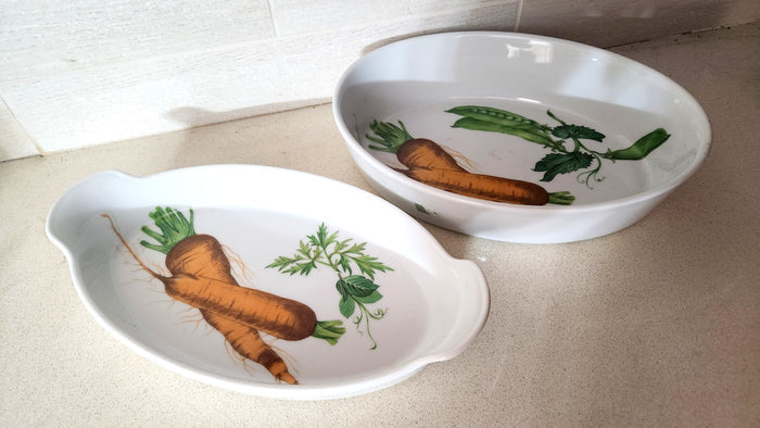 Mitterteich Bavaria Porcelain Oval Serving Dish Set