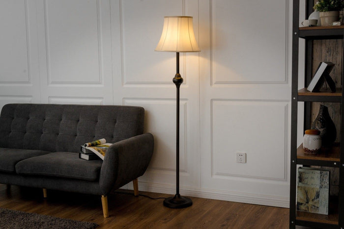 Modern Bedroom Décor Floor Lamp Light with LED Bulb - EK CHIC HOME