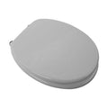 [BBT206SLV] Modern Standard Toilet Seat - Silver Wood Effect, 457 x 370mm - Cutout