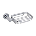 [BBRAFB35] Modern Wall Mounted Soap Holder - Chrome, 184 x 110 x 42mm - Cutout