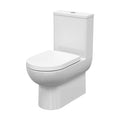 [BCAZ007] Morridge Contemporary Round Rimless Toilet Pan and Cistern - 800 x 375 x 660mm - Cutout