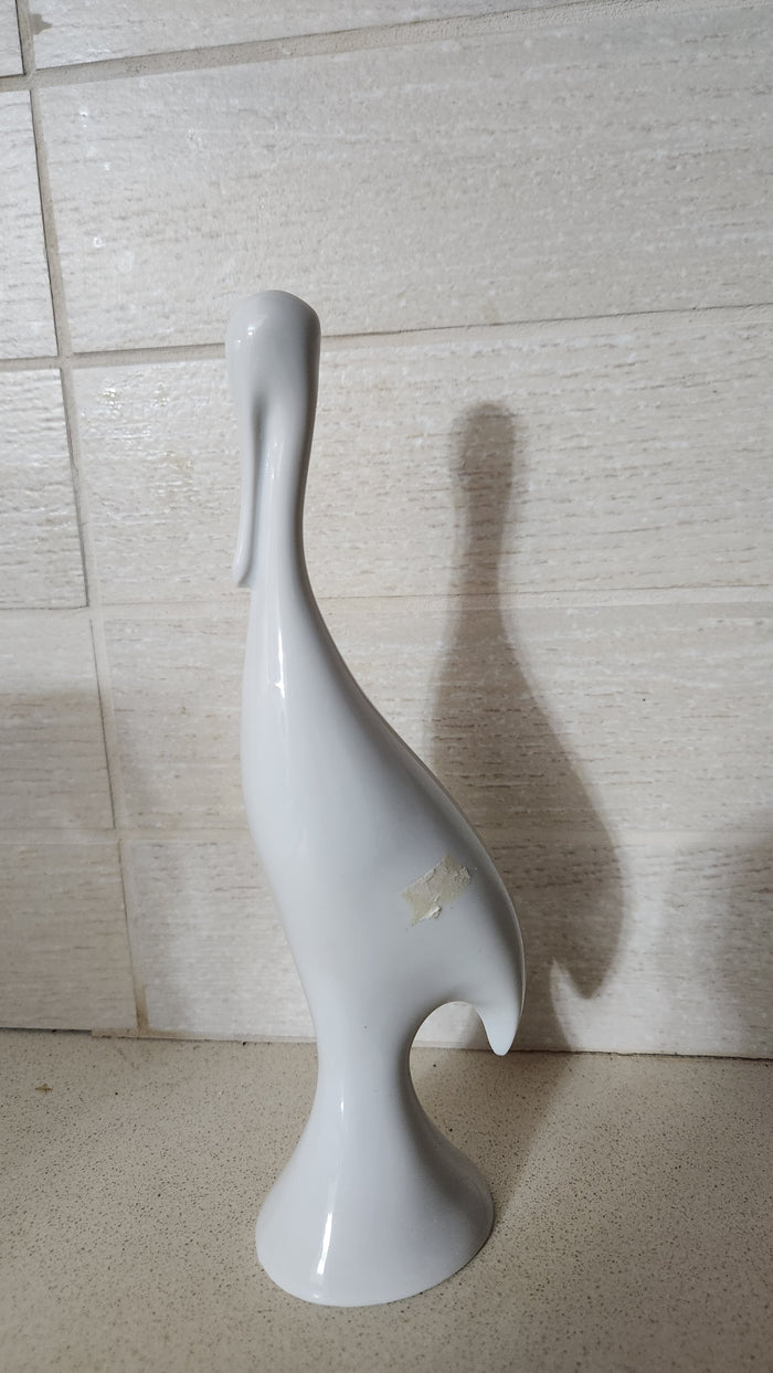 Naaman Porcelain Bird Figurine - MCM Art Pottery