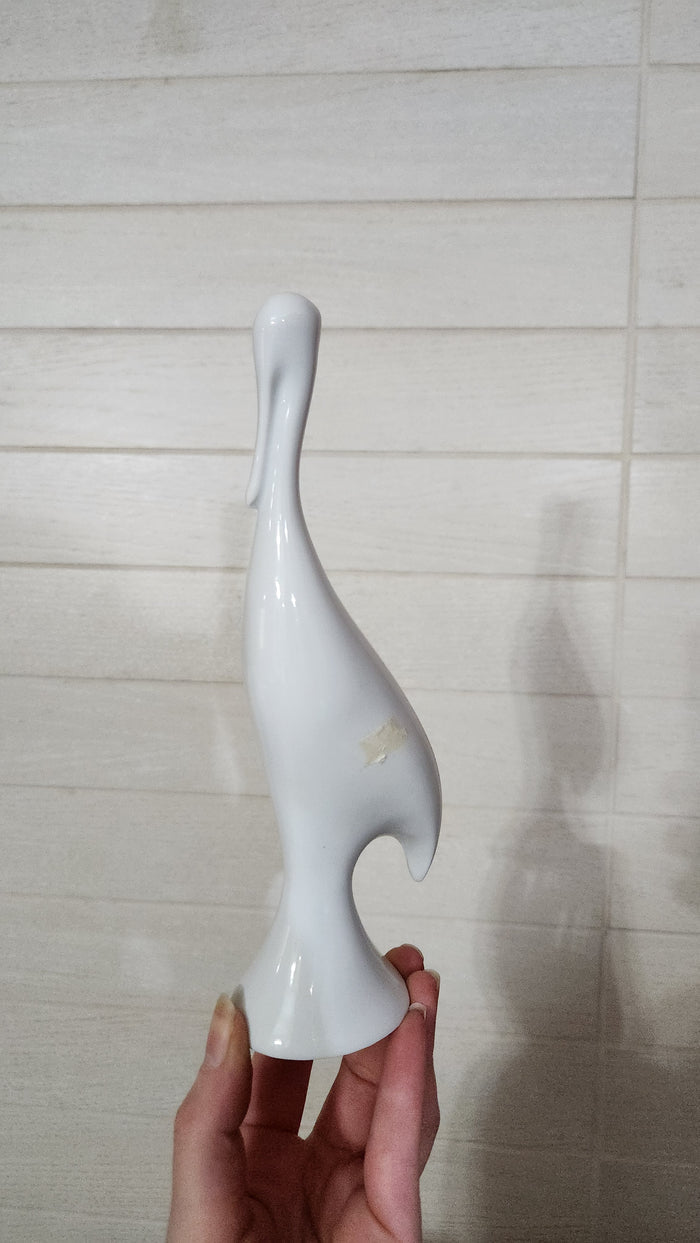 Naaman Porcelain Bird Figurine - MCM Art Pottery