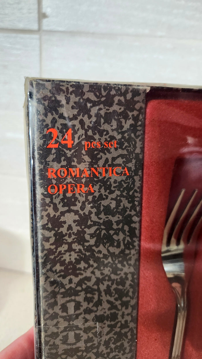 Naaman "Romantica Opera" 24 Pcs Stainless Steel Flatware Cutlery Set