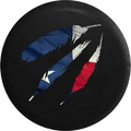 Native American Feathers Waving Flag