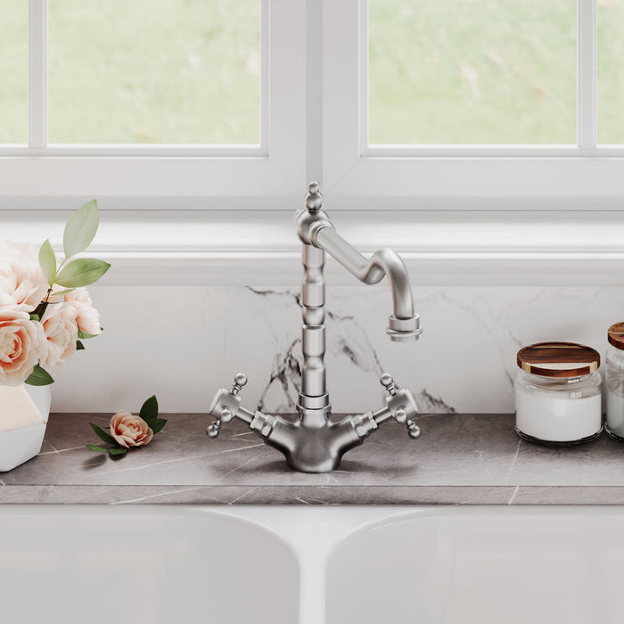 [BKT605] Norbury Traditional French Classic Mono Sink Mixer Tap - Choice of Colour - Lifestyle 1