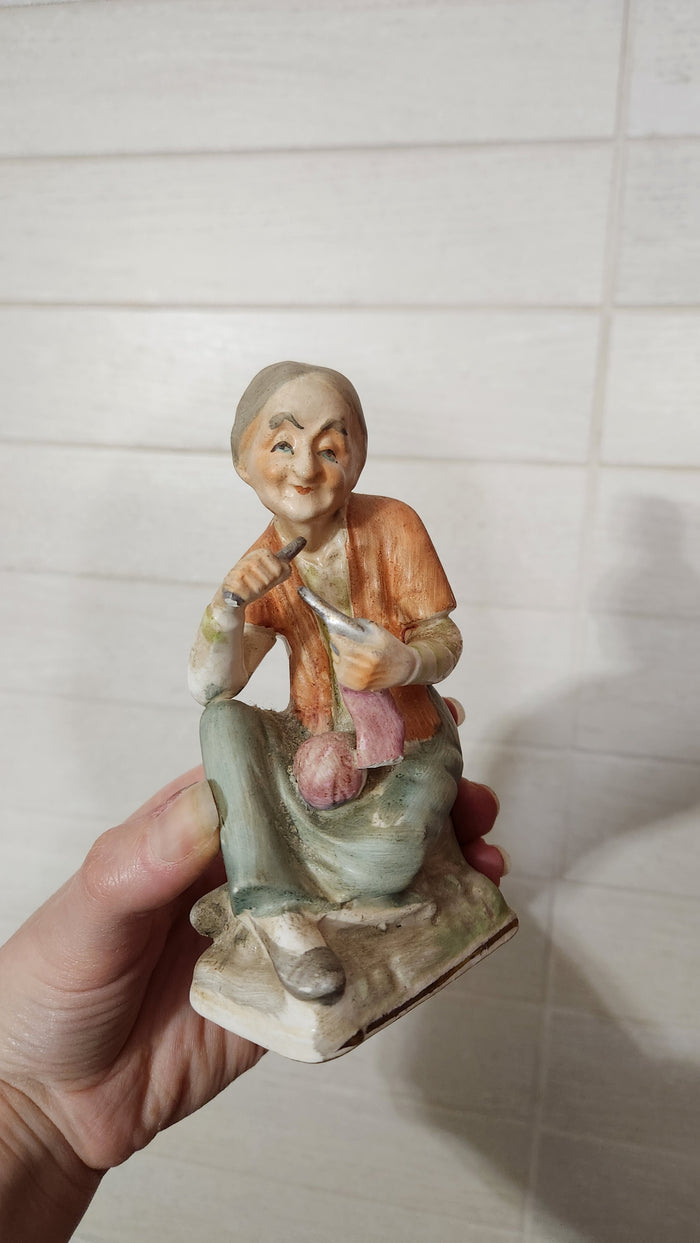Norleans Japan Porcelain Figurines - Set of 3 Old people