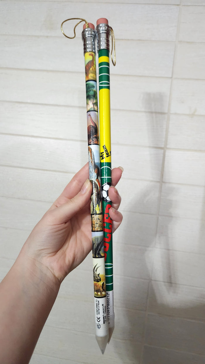 Novelty Pencils with Eraser and Hanging Loop