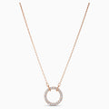 ONLY:NECKLACE RND CZWH/ROS