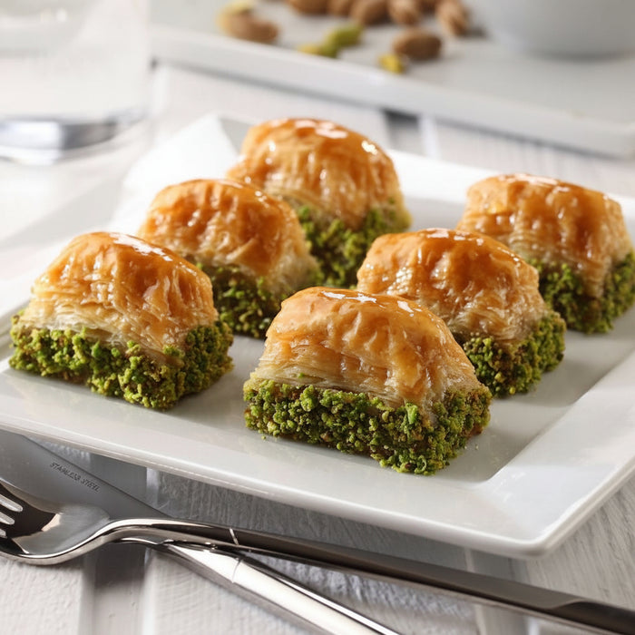 Packaged Pistachio Baklava - 6 Slices