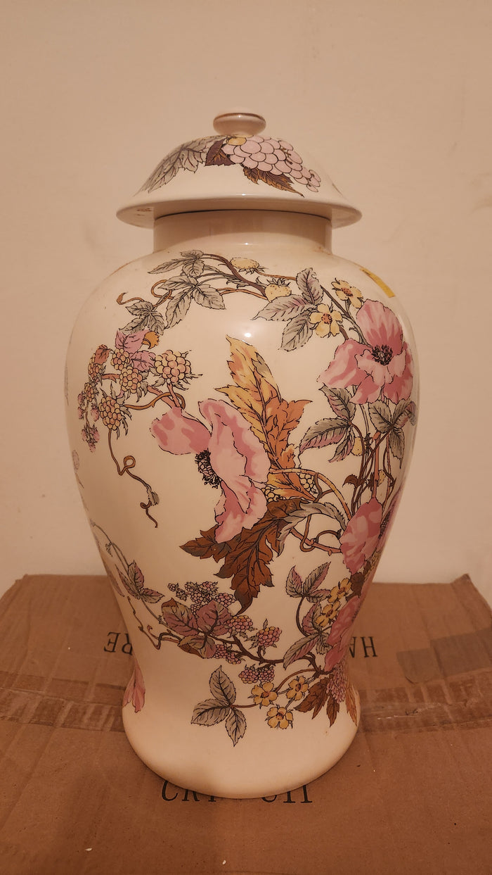 Panda Porcelain Temple Jar