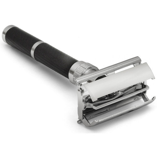 Parker - Butterfly Safety Razor - Long Black Handle - 96R