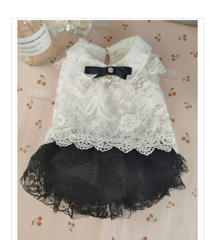 Pawdrey Hepburn Lace Doggie Dress