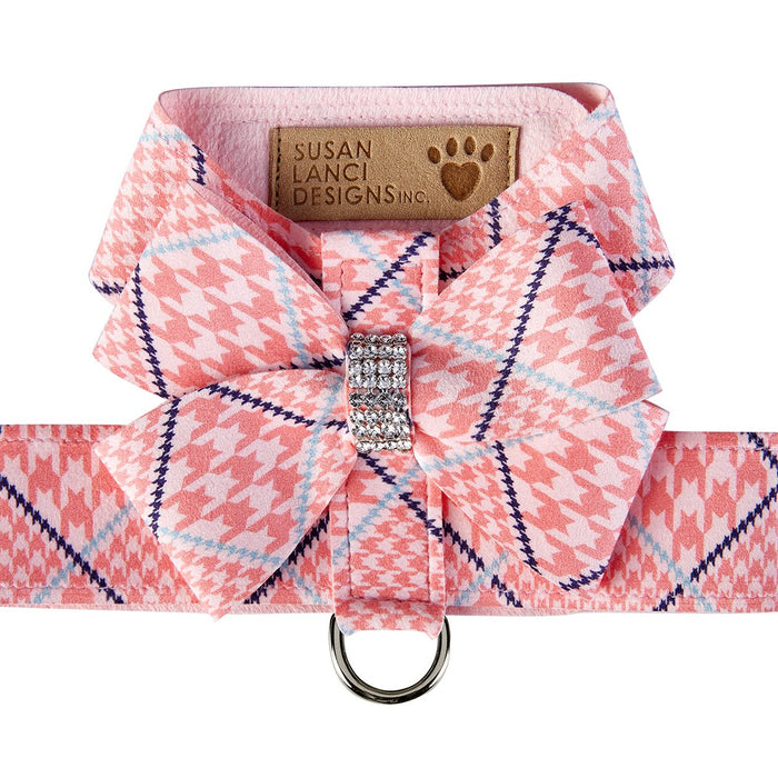 Peaches N' Cream Glen Houndstooth Nouveau Bow Tinkie Harness