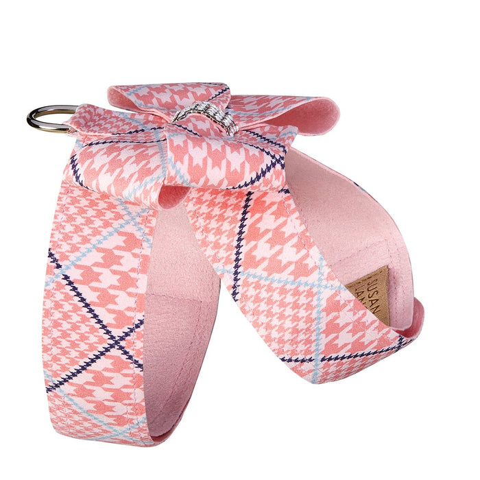 Peaches N' Cream Glen Houndstooth Nouveau Bow Tinkie Harness