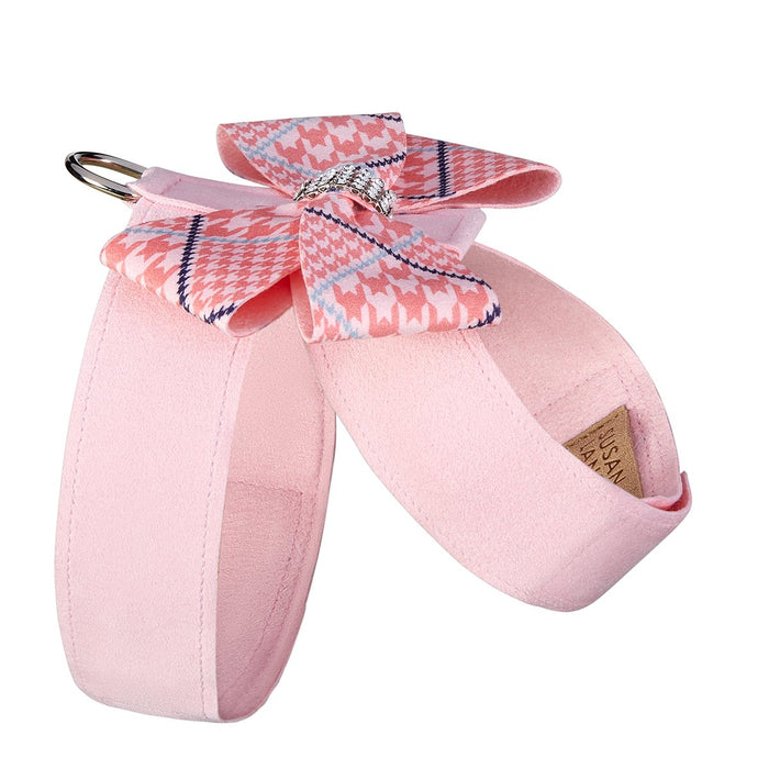 Peaches N' Cream Glen Houndstooth Nouveau Bow Tinkie Harness