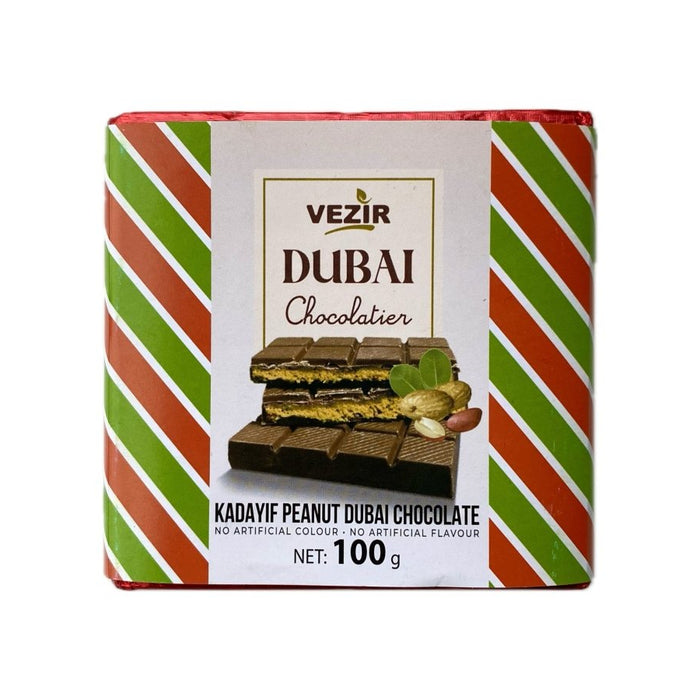 Peanut Praline Dubai Chocolate Bar – Crispy & Nutty Delight - TryAladdin