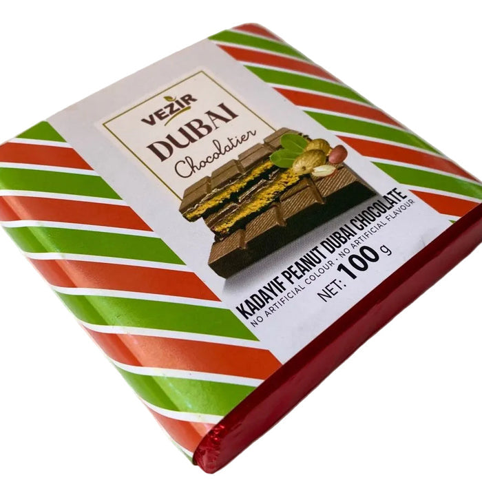 Peanut Praline Dubai Chocolate Bar – Crispy & Nutty Delight - TryAladdin
