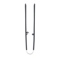 Gray silicone kitchen tongs with a locking handle, shown closed against a white background.