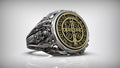 Premium Saint Benedict Devotional Ring
