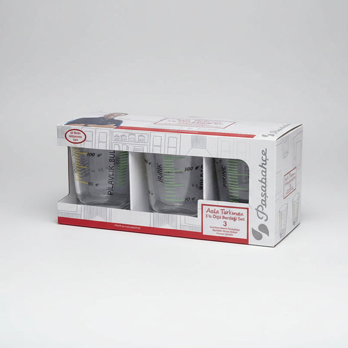 Pasabahce Professional Glass Measuring Cup Set - 3 - Piece - TryAladdin