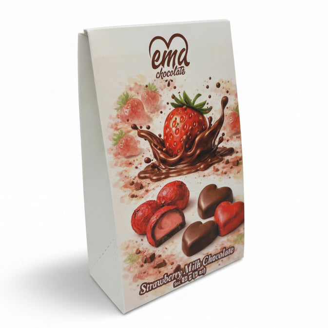 Professional Strawberry Cream-Filled Chocolate Bar