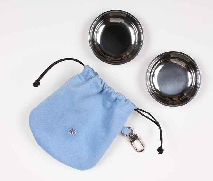 Puppy Blue Travel Pouch