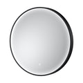[BLQ741] Quixhill Contemporary Round Inset Framed LED Touch Sensor Mirror - Cutout