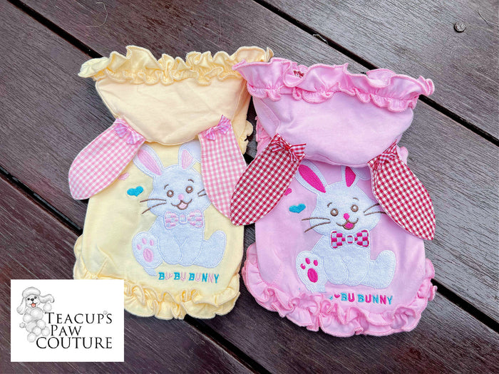 Rabbits & Ruffles Doggie Hoodie