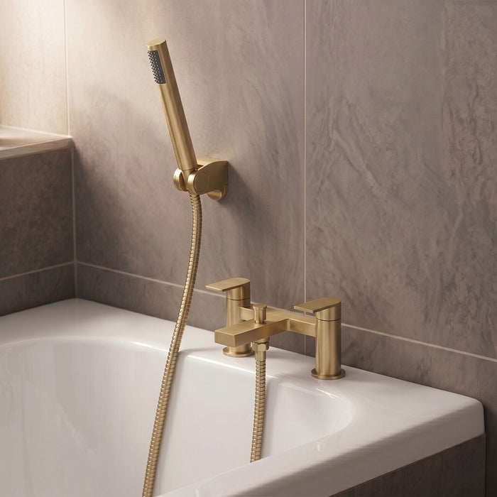 [BTD804] Ranton Contemporary Bath Shower Mixer Tap with Shower Kit, Choice of Colour - Silo