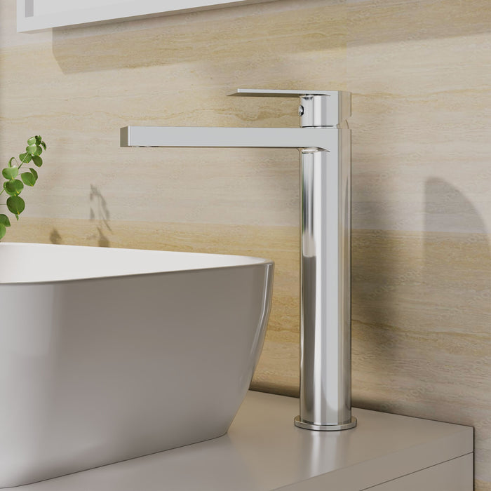 [BTD370] Ranton Contemporary Tall Mono Basin Mixer Tap, Choice of Colour